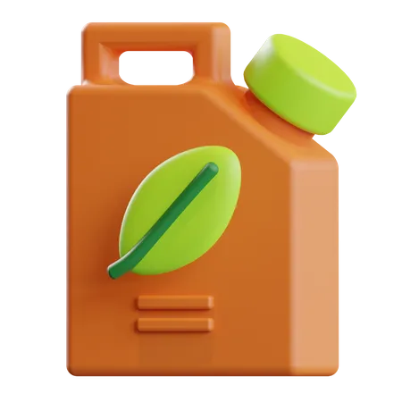 Green Fuel  3D Illustration