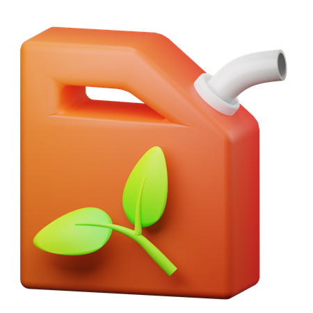 Green Fuel  3D Illustration