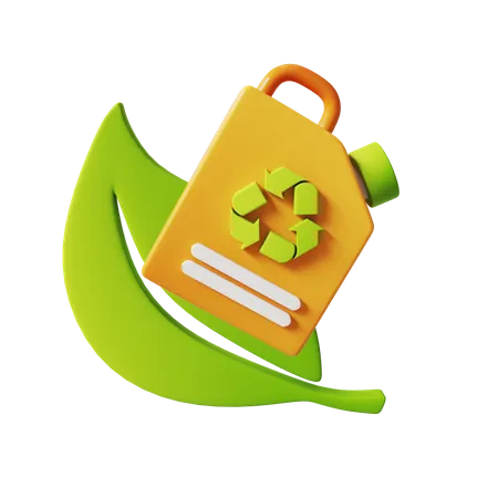 Green Fuel  3D Icon