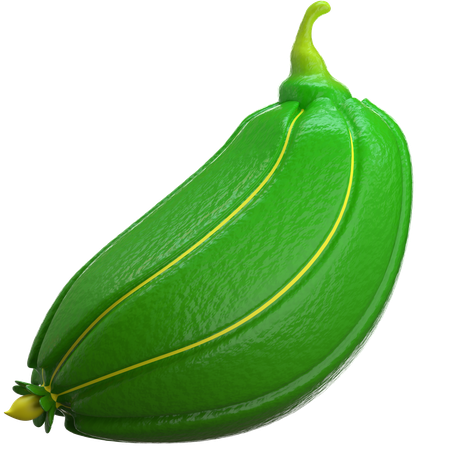 Green Gourd  3D Icon