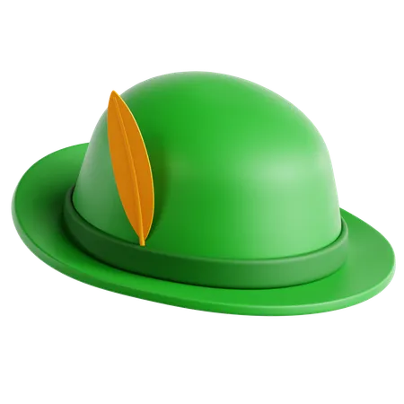 Green Hat  3D Icon