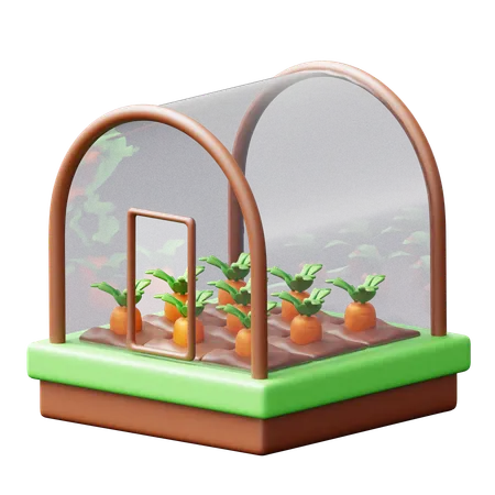 Green House  3D Icon