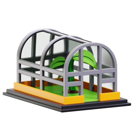 Green house  3D Icon