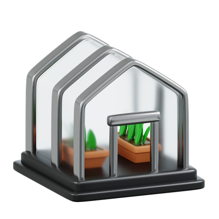 Green House  3D Icon