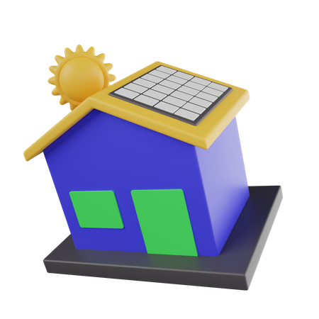 Green House  3D Icon