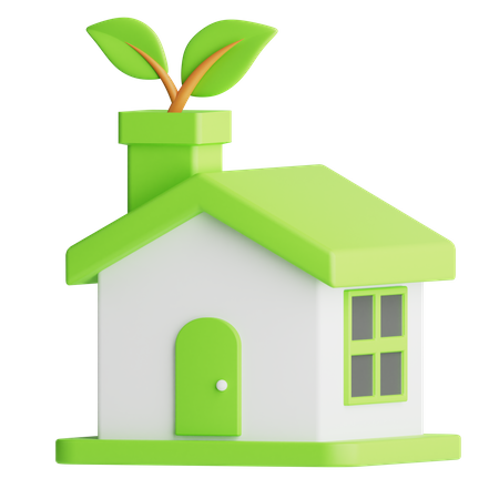 Green House  3D Icon