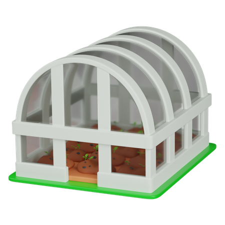 Green House  3D Icon