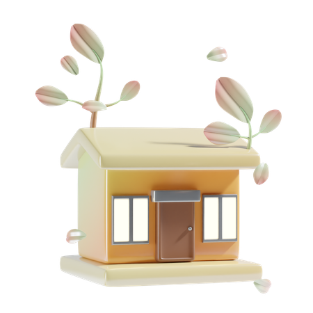 Green House  3D Icon