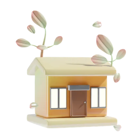 Green House  3D Icon