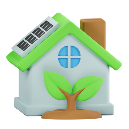 Green House  3D Icon