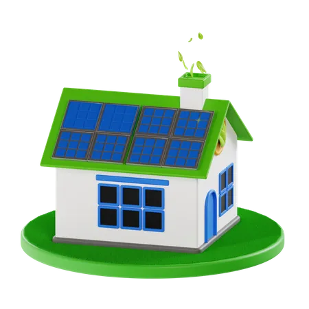 Green House  3D Icon