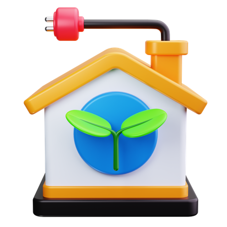 Green House  3D Icon