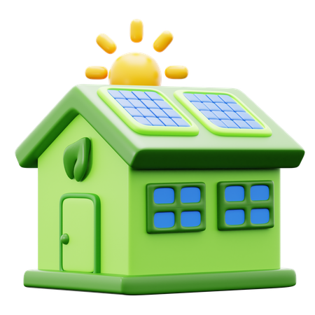 Green House  3D Icon