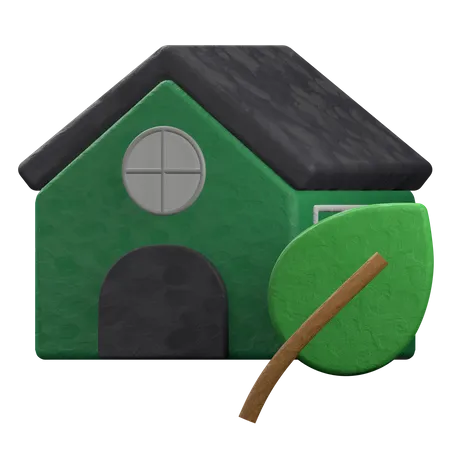 Green House  3D Illustration