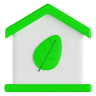 green house 3d illustration