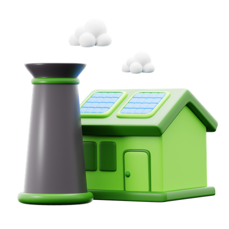 Green Industries  3D Icon