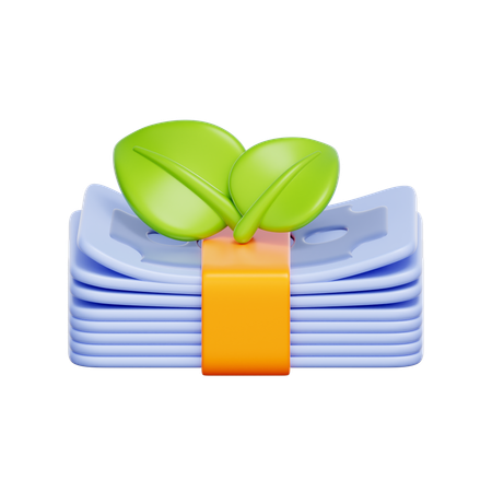 Green Investment  3D Icon