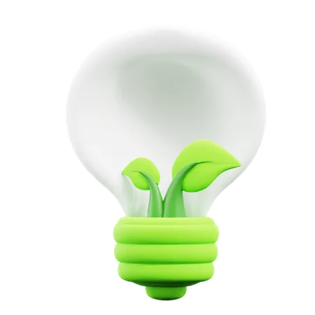 Green lamp  3D Icon
