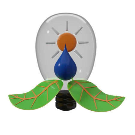 Green Lamp  3D Icon