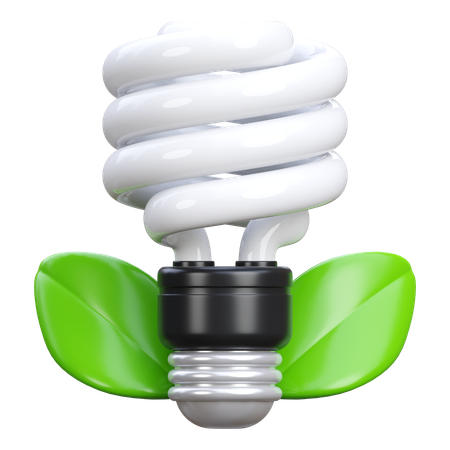 Green Lamp Energy  3D Icon