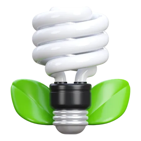 Green Lamp Energy  3D Icon