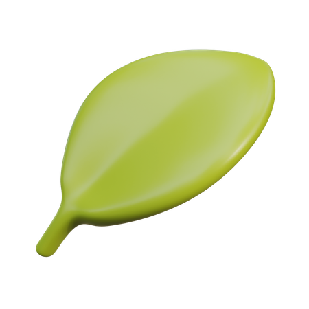 Green Leaf  3D Icon