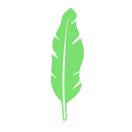 Green Leaf  3D Icon