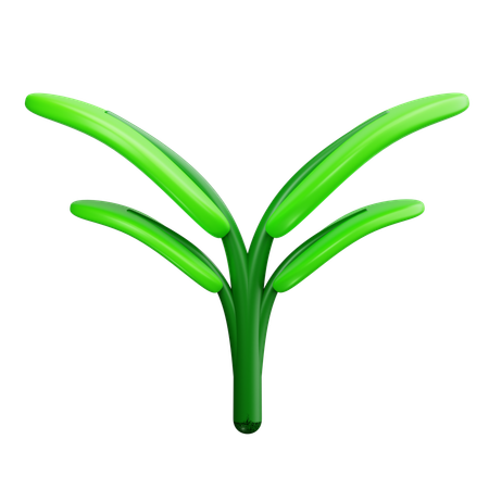 Green Leaf  3D Icon