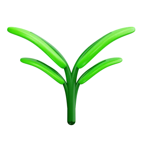 Green Leaf  3D Icon