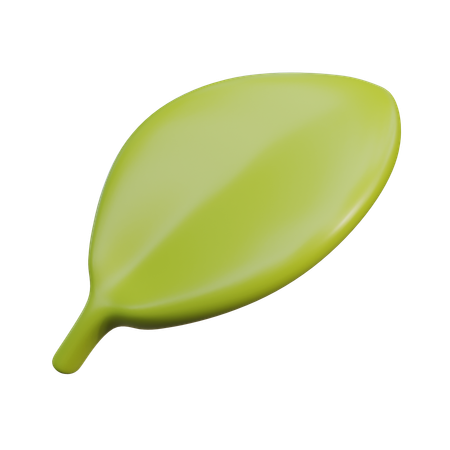 Green Leaf  3D Icon