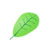 green leaf 3d logo