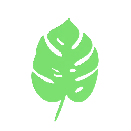 Green Leaf 3D Icon