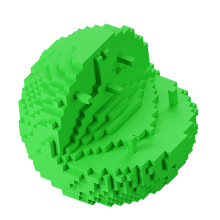 Green Lime  3D Icon