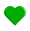 Green Love Emoji