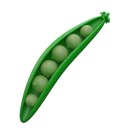 Green Peas  3D Icon