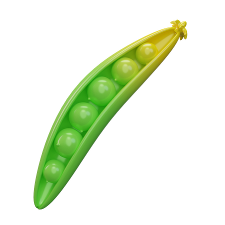 Green Peas  3D Icon