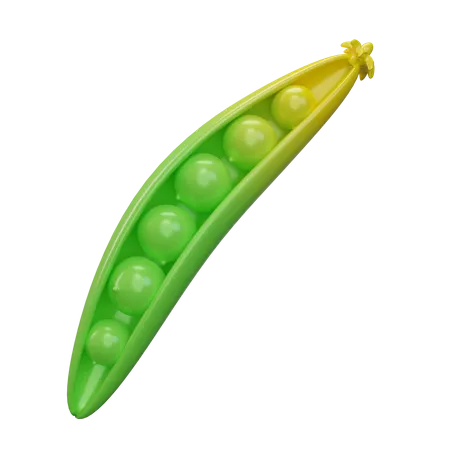 Green Peas  3D Icon