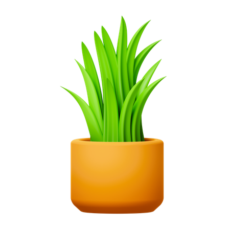 Green Plant  3D Icon