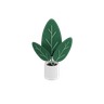 graphics of green leaf plant