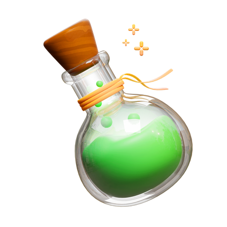 Green Poison  3D Icon