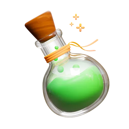 Green Poison  3D Icon