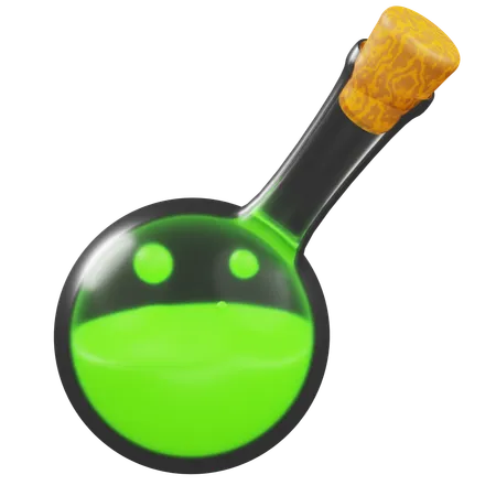 Green Potion  3D Icon