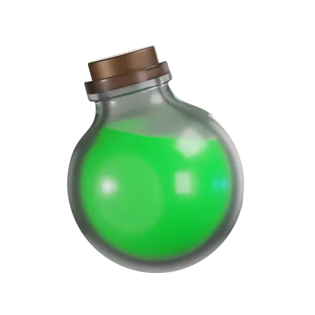 Green Potion  3D Icon