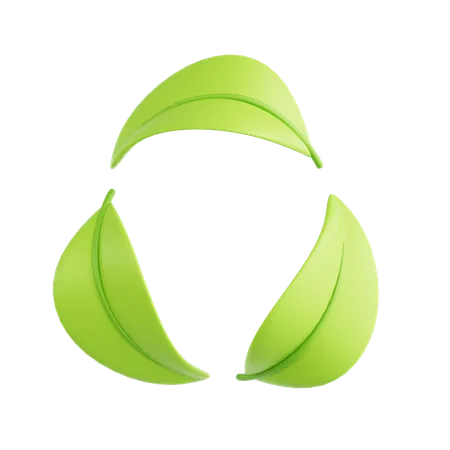 Green Recycle  3D Icon