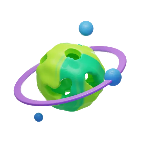 Space Planets 3 D Illustrations 3D Icon