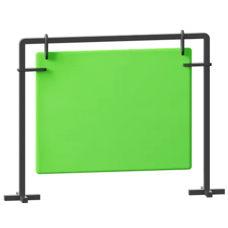 Green Screen 3D Illustration