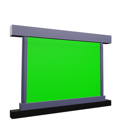 Green Screen  3D Icon