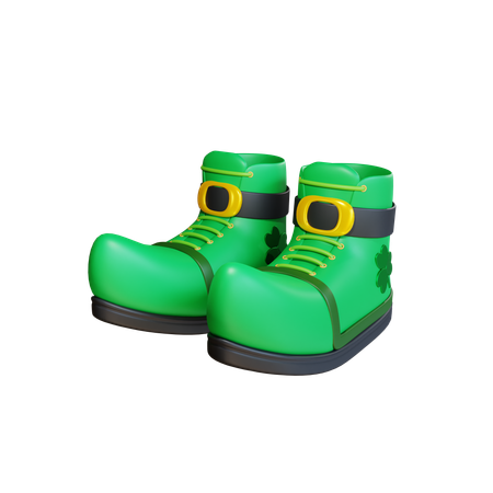 Green Shoes  3D Icon
