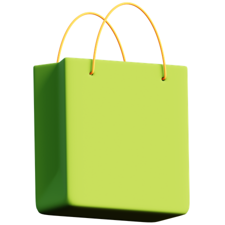 Green Shopping  3D Icon