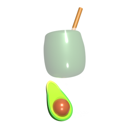 Green Smoothie  3D Icon